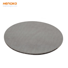 High Strength Compressive Stainless Steel Porous Sintered 316L Filtration Plate Sheet Filter For Fuel Oil Filtration